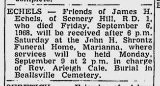 James H. Eckels obit